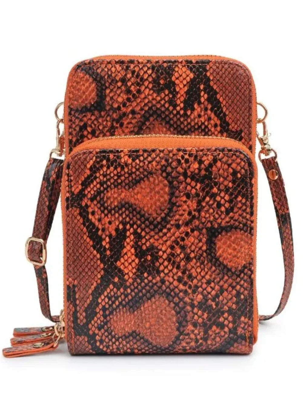 NWOT Urban Expressions Women's Vegan Leather Phone Case Wallet Crossbody Bag